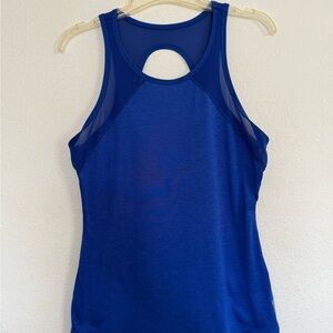 Reebok Royal Blue Mesh Tank Top